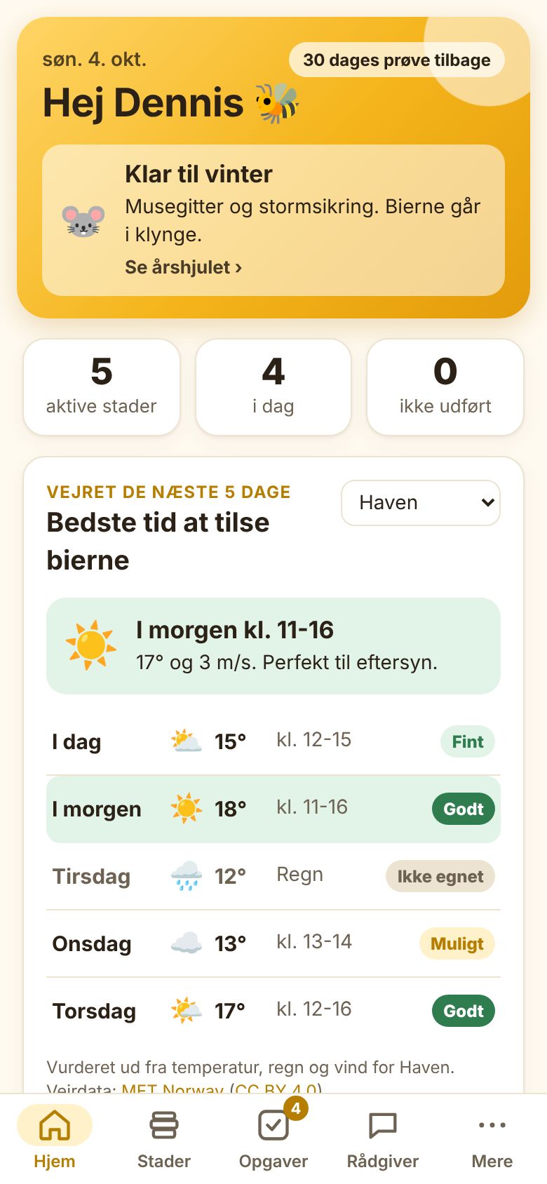 Beezyhives på mobilen